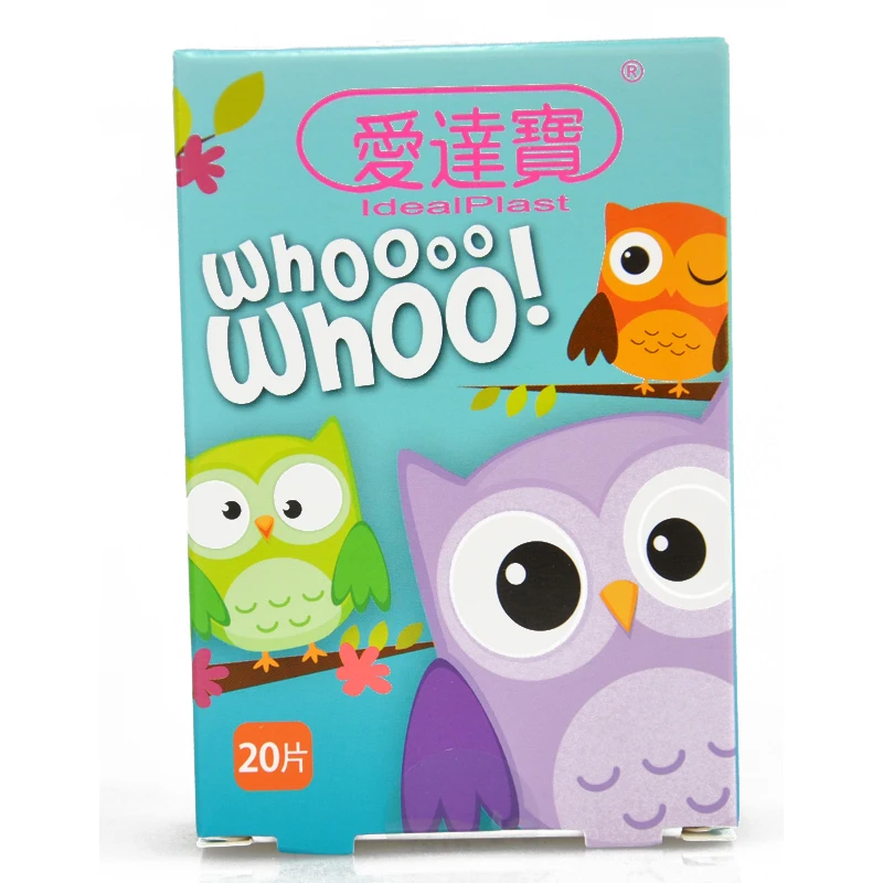 60Pcs Assorted Waterproof Breathable Owl Cartoon Adhesive Wound Bandage Hemostasis First aid Band Mixed Type for Kids
60Pcs Assorted Waterproof Breathable Owl Cartoon Adhesive Wound Bandage Hemostasis First aid Band Mixed Type for Kids