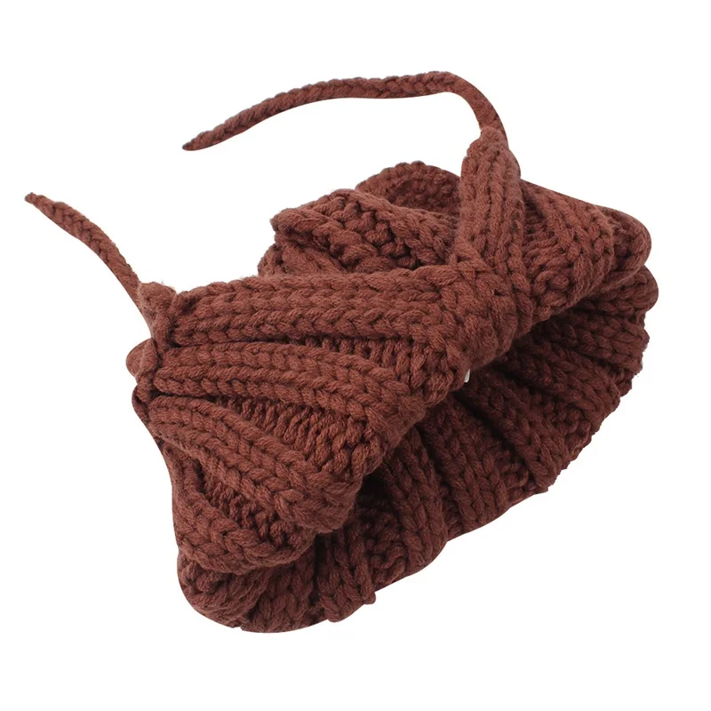 Korean Cute Baby Beanie Hat Knitted Fashion Girls Hat With Ears Lovely Lace Up Boys Hat Warm Autumn Toddler Hat Baby Accessories (22)