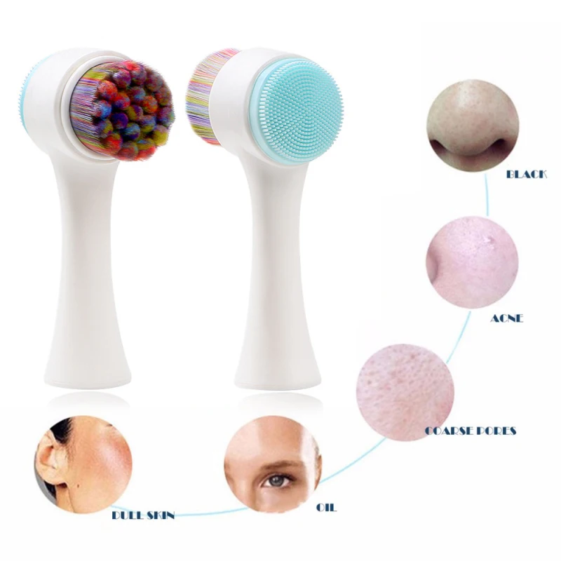 2019 Silicone Facial Cleanser Brush Portable Size 3D Face Cleaning Vibration Massage Face Washing Product Skin Care Tool
2019 Silicone Facial Cleanser Brush Portable Size 3D Face Cleaning Vibration Massage Face Washing Product Skin Care Tool