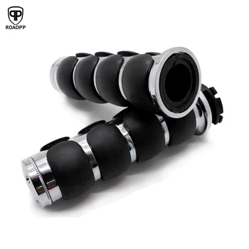 ROAOPP Pair 1" 25mm Motorcycle Chrome Black Handle Bar Hand Grips for Harley Honda Shadow VT VTX1300 1800 Yamaha Suzuki Kawasaki
ROAOPP Pair 1" 25mm Motorcycle Chrome Black Handle Bar Hand Grips for Harley Honda Shadow VT VTX1300 1800 Yamaha Suzuki Kawasaki