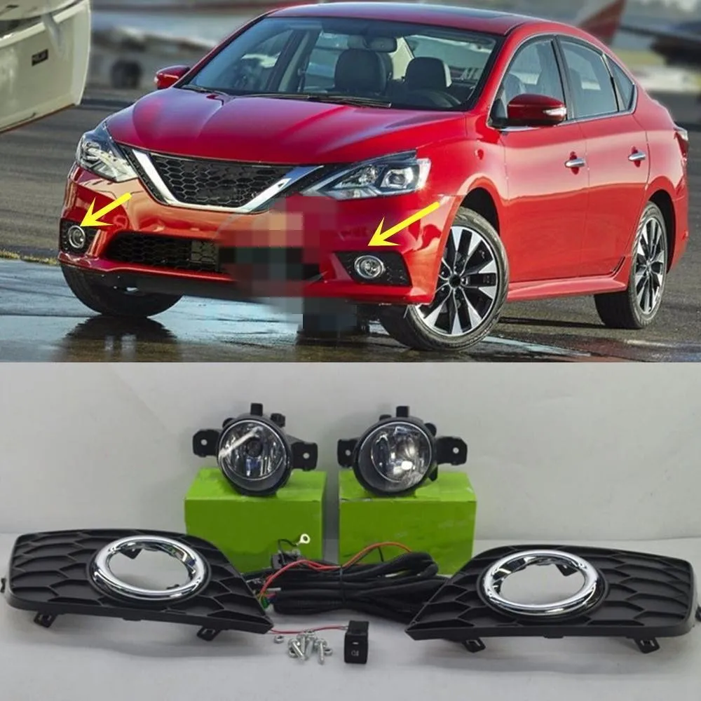 JanDeNing Car Fog Lights For Nissan SYLPHY 2016+ Front Fog Lamp Light Cover Trim Replace Assembly kit (one Pair)
JanDeNing Car Fog Lights For Nissan SYLPHY 2016+ Front Fog Lamp Light Cover Trim Replace Assembly kit (one Pair)