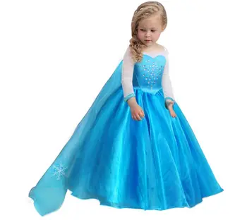 Disney Lace Girls Dress The Frozen Elsa Princess Dresses Christmas Evening Girl long Costume dress 1-12Y
Disney Lace Girls Dress The Frozen Elsa Princess Dresses Christmas Evening Girl long Costume dress 1-12Y