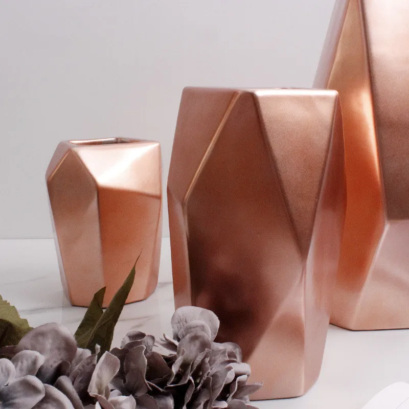 Modern Stylish Geometric Ceramic Restaurant Bar Cafe Porcelain Flower Vase Ornament Home Wedding Gift Decor
Modern Stylish Geometric Ceramic Restaurant Bar Cafe Porcelain Flower Vase Ornament Home Wedding Gift Decor