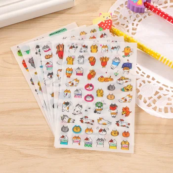 6PCS New Creative Cute Cat's Expression Diary Decorative Planner DIY Diary Scrapbooking Phone Index Seal Stickers
6PCS New Creative Cute Cat's Expression Diary Decorative Planner DIY Diary Scrapbooking Phone Index Seal Stickers