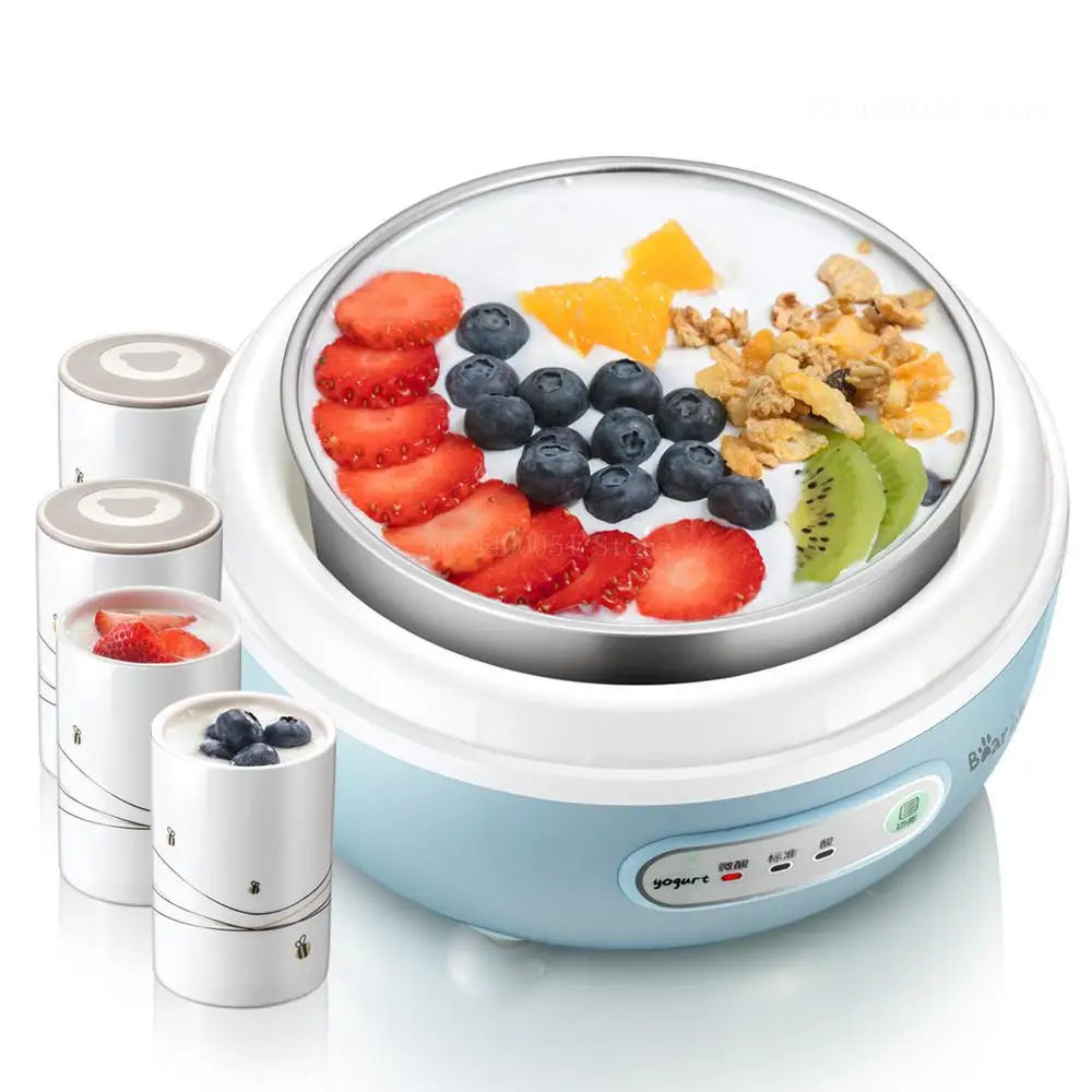 home automatic Yogurt machine mini yogurt maker stainless steel pot Silicone yogurt lids 3 gear with 4 ceramics yogurt cup
home automatic Yogurt machine mini yogurt maker stainless steel pot Silicone yogurt lids 3 gear with 4 ceramics yogurt cup