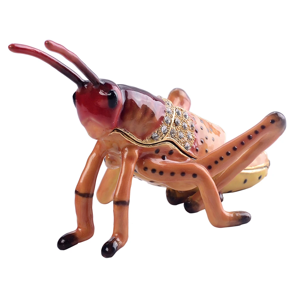 Grasshopper insect and bug jewelry decorative boxes Trinket Box Collectible unique ornament birthday gifts sourvenirs home decor
Grasshopper insect and bug jewelry decorative boxes Trinket Box Collectible unique ornament birthday gifts sourvenirs home decor