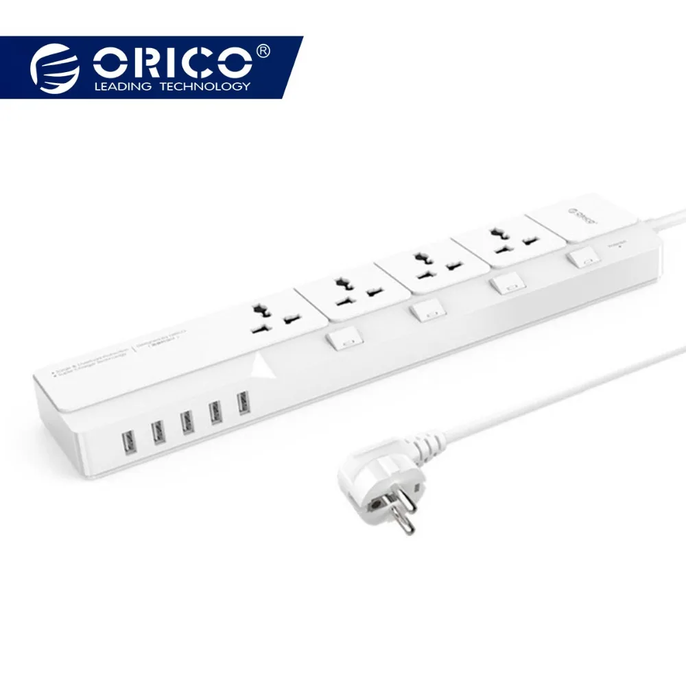 ORICO EU Power Strip Electronic Socket 4 AC 5 USB Charging Ports Multifunctional Home Office Fast Charge Smart Desktop Charger
ORICO EU Power Strip Electronic Socket 4 AC 5 USB Charging Ports Multifunctional Home Office Fast Charge Smart Desktop Charger