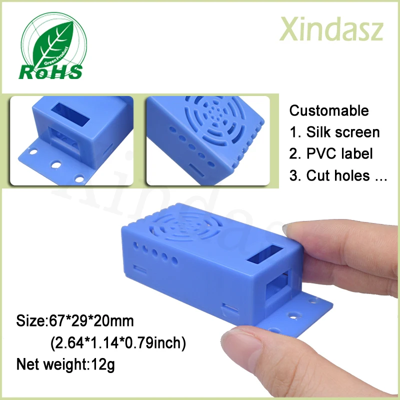 (XD0104080 2pcs)Plastic casing Temperature and humidity sensor housing plastic project boxes / enclosure plastic 67*29*20mm
(XD0104080 2pcs)Plastic casing Temperature and humidity sensor housing plastic project boxes / enclosure plastic 67*29*20mm