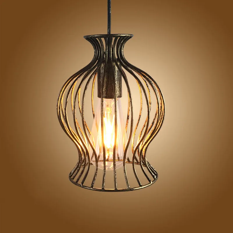 American Lantern Industrial Pendant Light Vintage Loft Iron Cage Lamp Southeast Asian Style Tea House Restaurant Bar Cafe Decor
American Lantern Industrial Pendant Light Vintage Loft Iron Cage Lamp Southeast Asian Style Tea House Restaurant Bar Cafe Decor