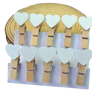 15packs/lot New Fashion Cute Special Gift white color Heart Wooden Clip Mini Bag Clip Paper Clip wholesale
15packs/lot New Fashion Cute Special Gift white color Heart Wooden Clip Mini Bag Clip Paper Clip wholesale