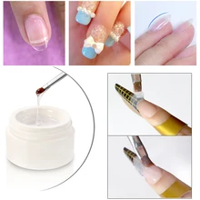 Гель продлевающий половой акт для ногтей 3 цвета УФ гель для наращивания ногтей художественные советы гели УФ-толкатор покрытие для маникюр...(China)