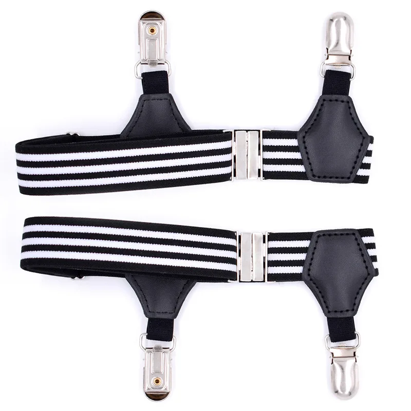Good Quality Stripes Style Mens Sock Suspenders High Elastic Band Adjustable Double Duck-Mouth Clip Sock Garters Men Accessories
Good Quality Stripes Style Mens Sock Suspenders High Elastic Band Adjustable Double Duck-Mouth Clip Sock Garters Men Accessories