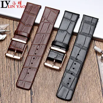 

Genuine Leather Watch Band 16/18/20/22mm Soft Durable Watchbands For CK Watch K2Y211 K2Y231 K76211 Free tools Exempt postage