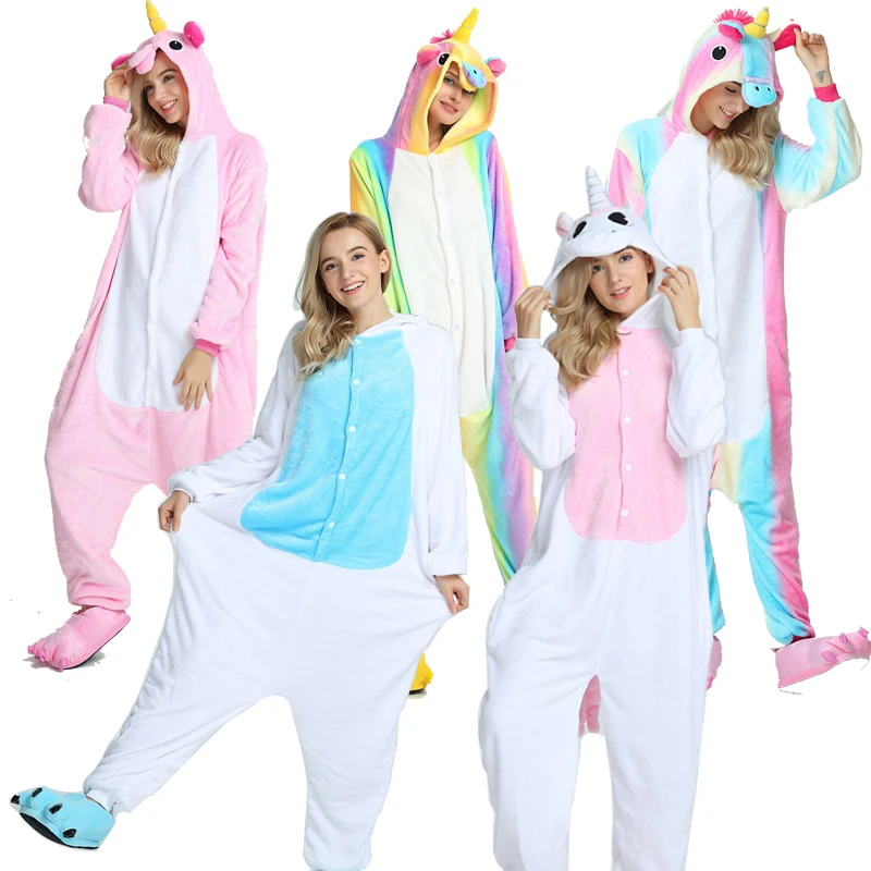 Adults Animal Unicorn Pajamas Set Cartoon Kigurumi Women Men Winter Unisex Flannel stitch Pajamas unicornio Sleepwear 2019 New
Adults Animal Unicorn Pajamas Set Cartoon Kigurumi Women Men Winter Unisex Flannel stitch Pajamas unicornio Sleepwear 2019 New