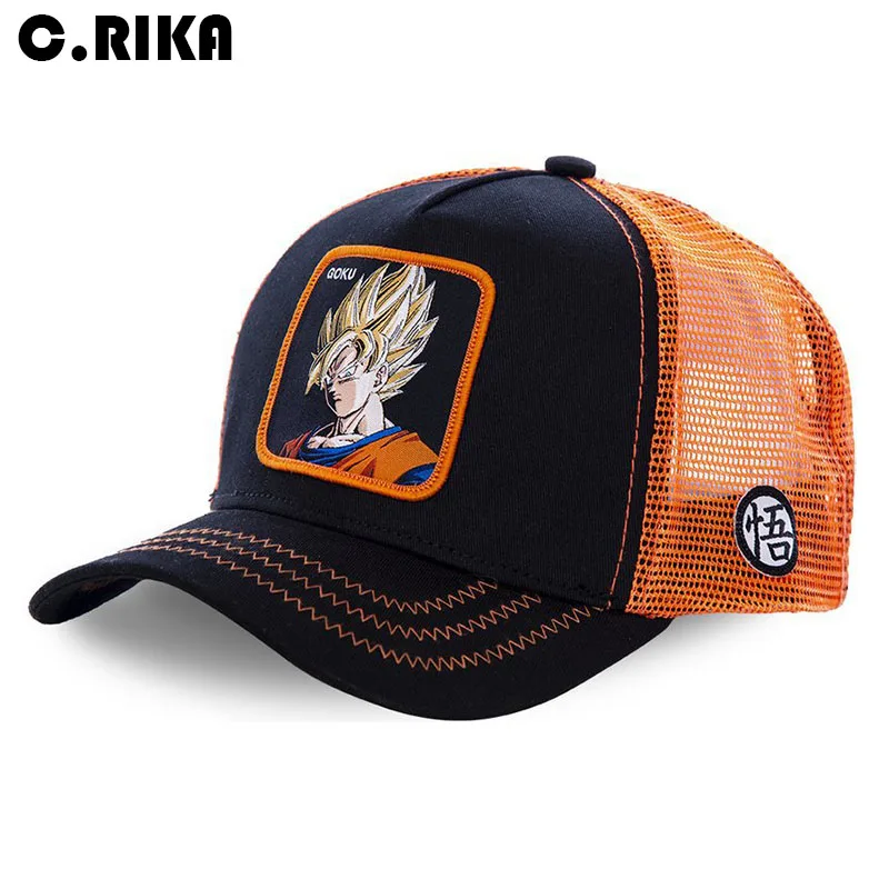 New Dragon Ball Z Mesh Hat Goku Baseball Cap High Quality Black & Yellow Curved Brim Snapback Cap Gorras Casquette Dropshipping
New Dragon Ball Z Mesh Hat Goku Baseball Cap High Quality Black & Yellow Curved Brim Snapback Cap Gorras Casquette Dropshipping