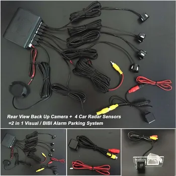 Car Styling Car Rear View Reverse Park Camera + 4 Sensors Car Parking Sensor Radar Detector System For FIAT Freemont 2009~2014
Car Styling Car Rear View Reverse Park Camera + 4 Sensors Car Parking Sensor Radar Detector System For FIAT Freemont 2009~2014