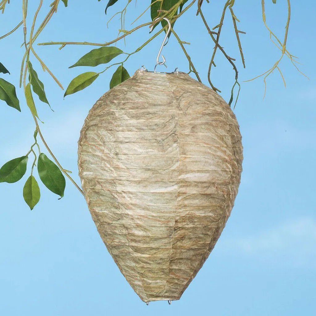 2Pcs Wasp Deterrent Yellowjackets Bee Hornets Fake Wasp Nest Simulated Deterrent W30604
2Pcs Wasp Deterrent Yellowjackets Bee Hornets Fake Wasp Nest Simulated Deterrent W30604