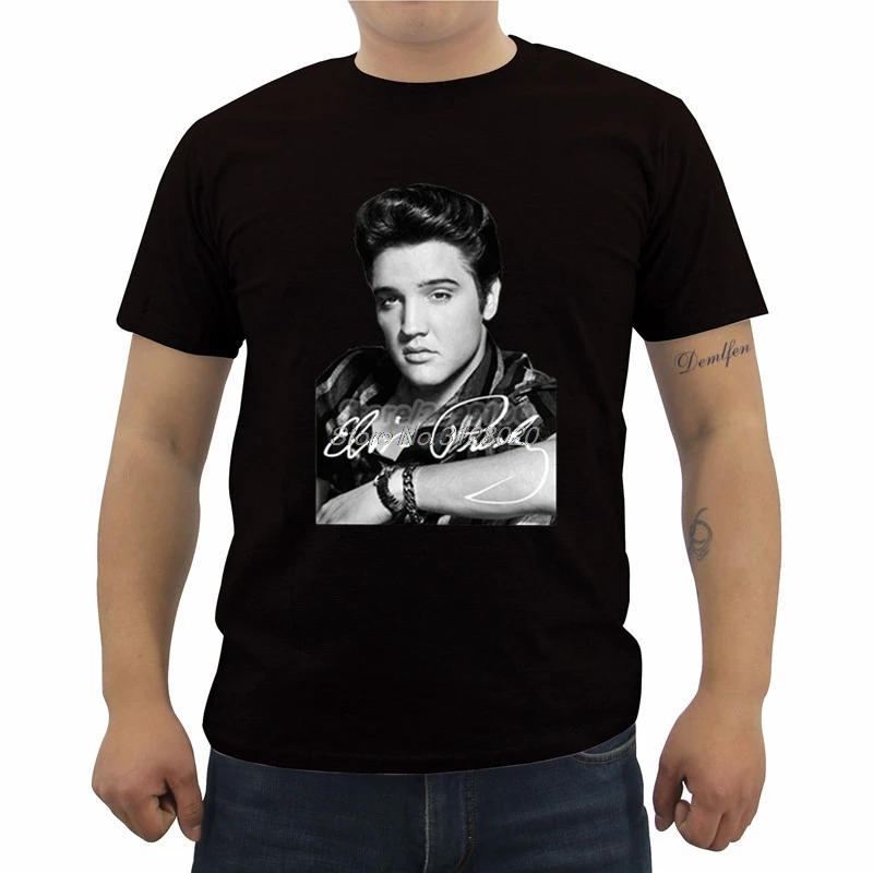 Elvis Presley Shirt Men Boy Classic Short Sleeve O-neck Cotton T Shirt Couple Rock Music Star T Shirts O-Neck T-shirt Homme
Elvis Presley Shirt Men Boy Classic Short Sleeve O-neck Cotton T Shirt Couple Rock Music Star T Shirts O-Neck T-shirt Homme