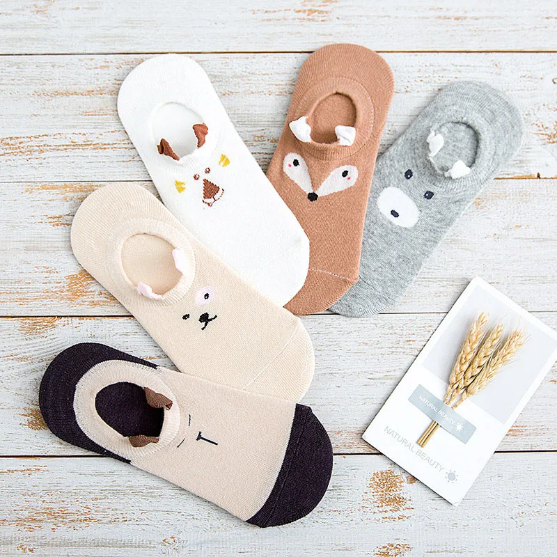 Cute Cartoon Animal Women Ankle Socks Girls Funny 3D Ear Cotton Short Socks Female Spring Summer Anti Slip Sock calcetines mujer
Cute Cartoon Animal Women Ankle Socks Girls Funny 3D Ear Cotton Short Socks Female Spring Summer Anti Slip Sock calcetines mujer
