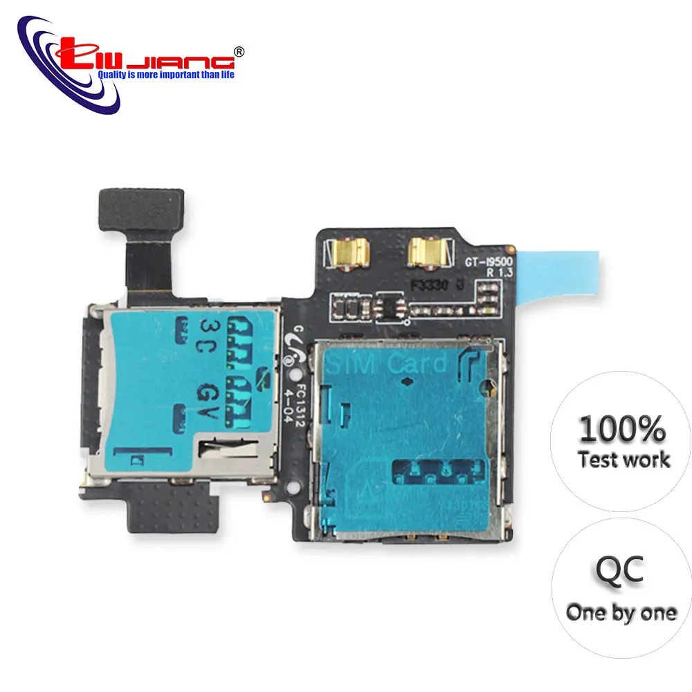 New For Samsung S4 i9500 i9505 i337 Sim Card Holder Micro Socket Slot Tray Flex Cable SD Memory Replacement repair parts
New For Samsung S4 i9500 i9505 i337 Sim Card Holder Micro Socket Slot Tray Flex Cable SD Memory Replacement repair parts