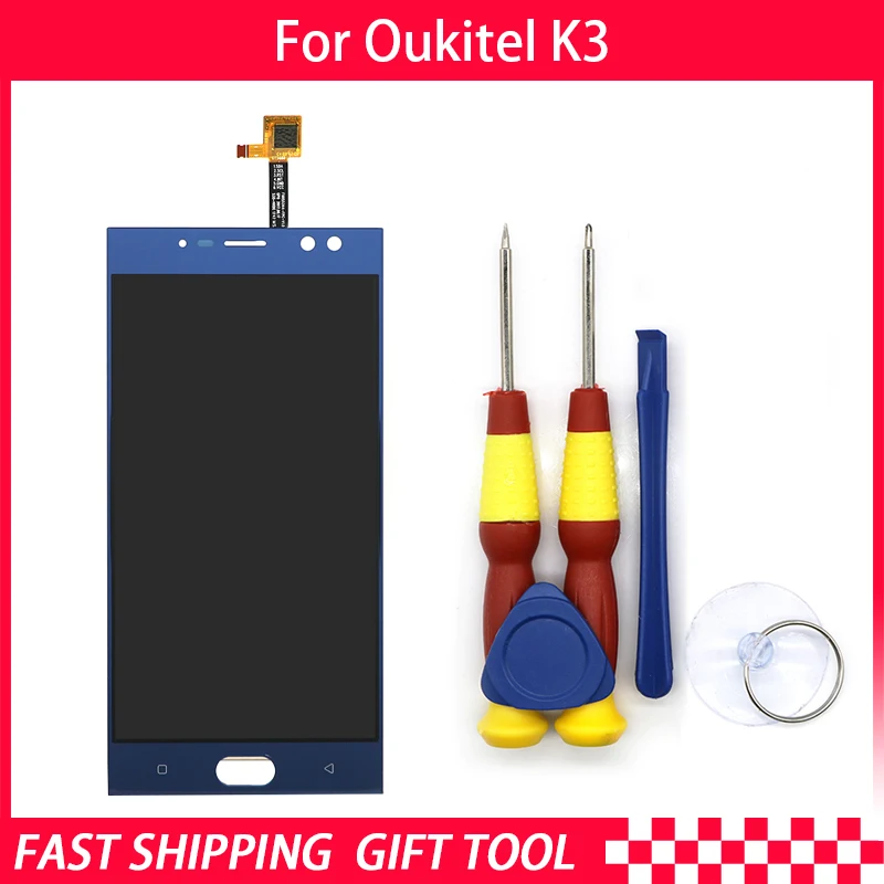 New original Touch Screen LCD Display LCD Screen For Oukitel K3 Replacement Parts + Disassemble Tool+3M Adhesive
New original Touch Screen LCD Display LCD Screen For Oukitel K3 Replacement Parts + Disassemble Tool+3M Adhesive