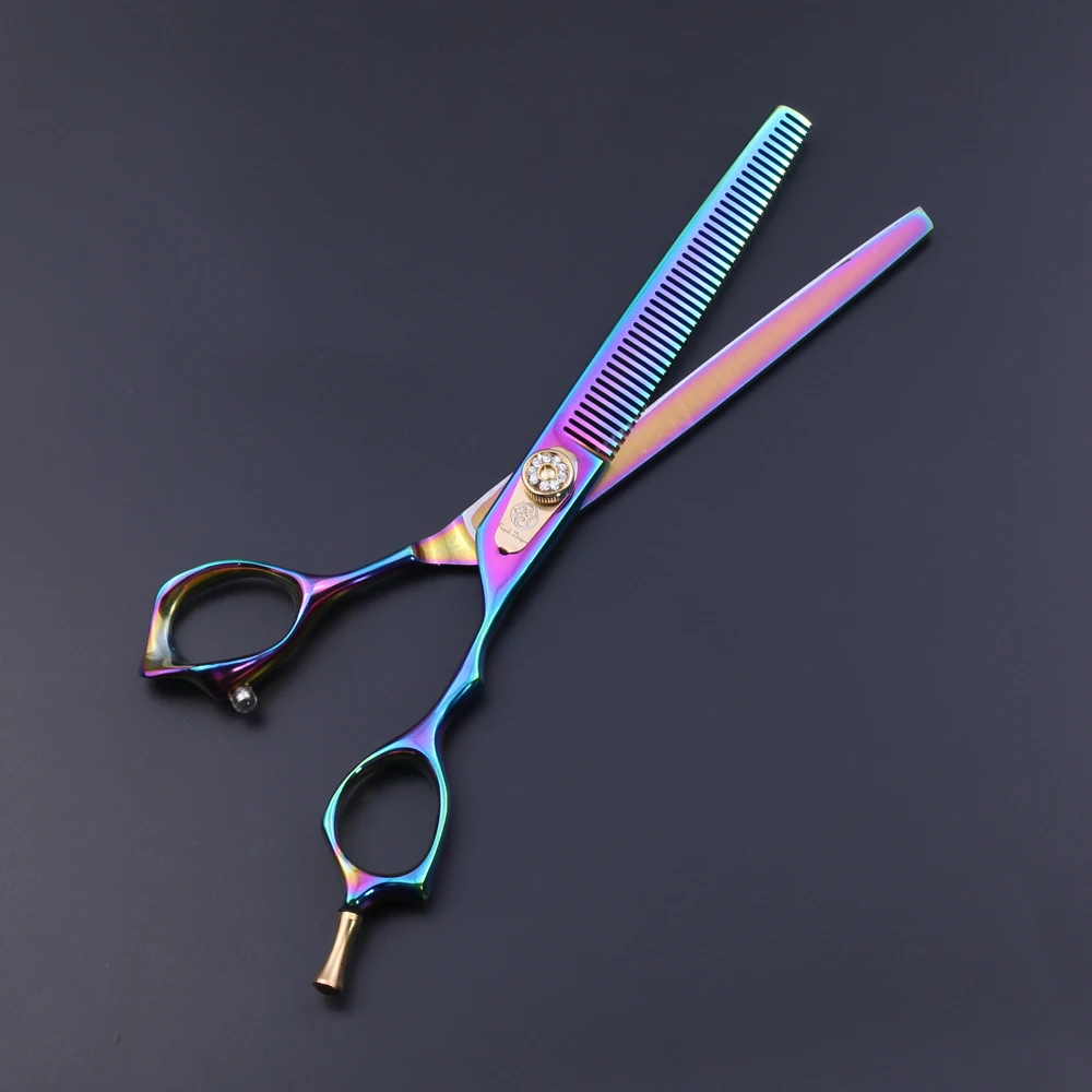 7'' stainless steel Rainbow Dog Cat Pet Grooming Scissors Sets Professional Japan 440C Dog Shears Hair Scissors
7'' stainless steel Rainbow Dog Cat Pet Grooming Scissors Sets Professional Japan 440C Dog Shears Hair Scissors