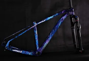 2020 New Boost bike 29er Bicicletas mountain bike 148x12mm Axle 29er mtb Carbon frame MIRACLE bikes with Starry painting
2020 New Boost bike 29er Bicicletas mountain bike 148x12mm Axle 29er mtb Carbon frame MIRACLE bikes with Starry painting