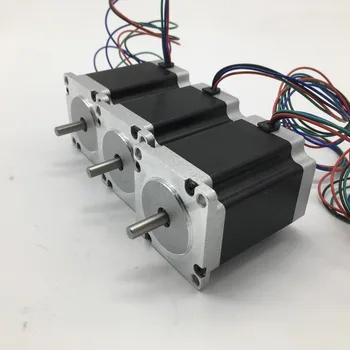3PCS Stepper Motor Nema23 57mm 4.2A 2.5Nm 360Oz-in 8mm Shaft 2ph 4 Wires High Torque for CNC Router Lathe
3PCS Stepper Motor Nema23 57mm 4.2A 2.5Nm 360Oz-in 8mm Shaft 2ph 4 Wires High Torque for CNC Router Lathe
