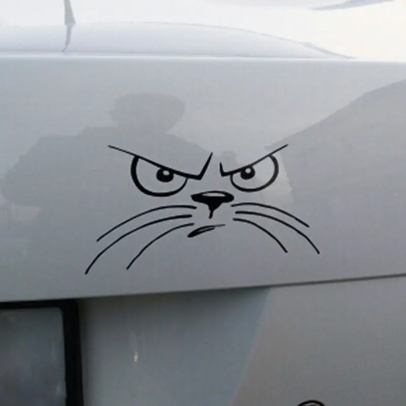 Funny Unhappy Cat Face Car Sticker Cartoon Animal Waterproof vinyl auto products for car styling and decoration
Funny Unhappy Cat Face Car Sticker Cartoon Animal Waterproof vinyl auto products for car styling and decoration