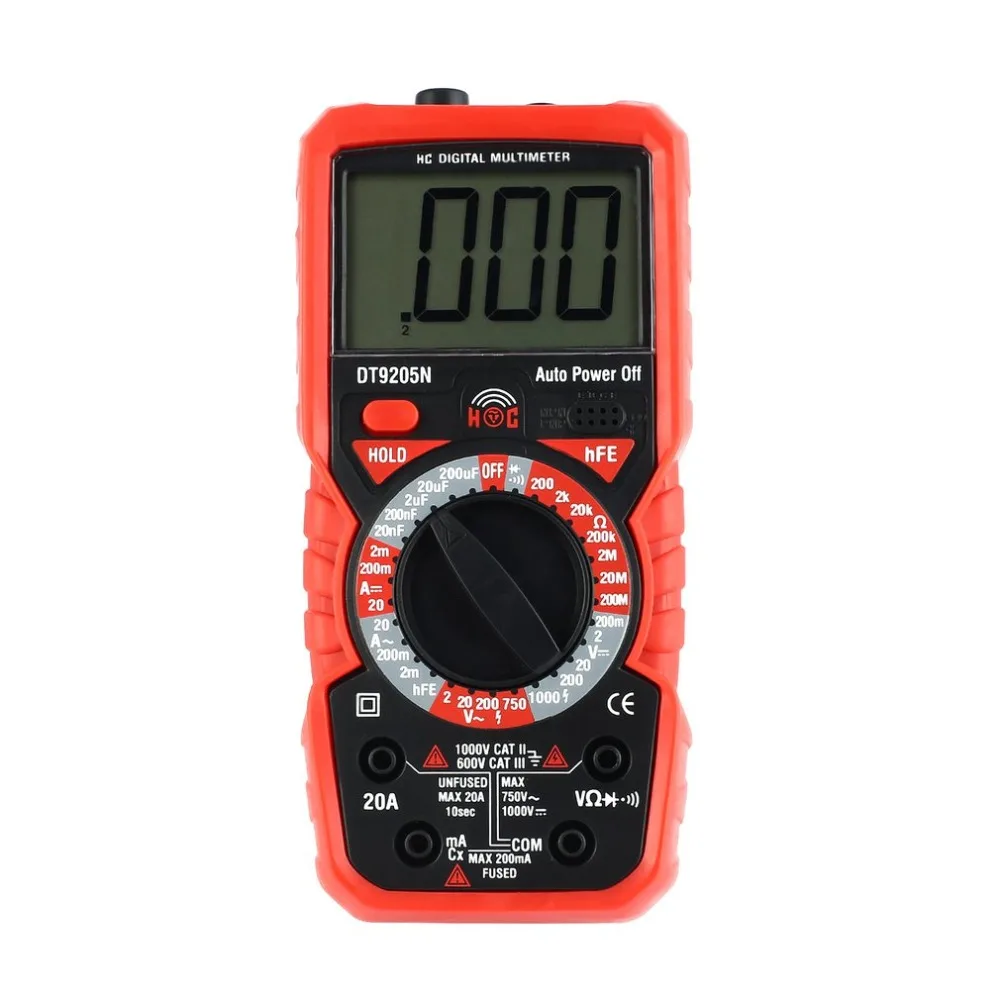 Digital Multimeter Tester 1999 counts Handheld DC AC Ammeter Voltmeter Ohm Diode Mini Portable Meter Multitester Auto Range
Digital Multimeter Tester 1999 counts Handheld DC AC Ammeter Voltmeter Ohm Diode Mini Portable Meter Multitester Auto Range