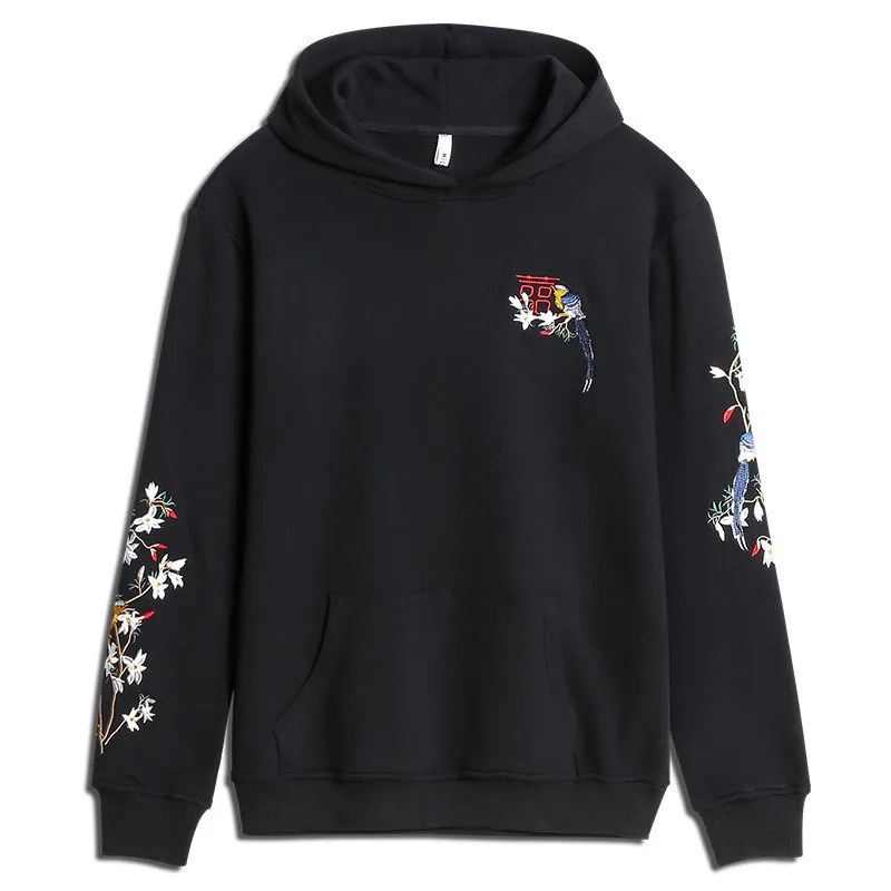 Chinese style magpie embroidery men's sweatshirts simple cotton loose oversized hoodies men hip hop harajuku couple pullover
Chinese style magpie embroidery men's sweatshirts simple cotton loose oversized hoodies men hip hop harajuku couple pullover