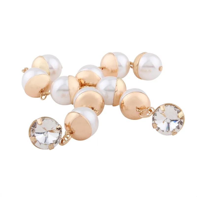 Simulated Pearl Beads Long Drop Earrings*