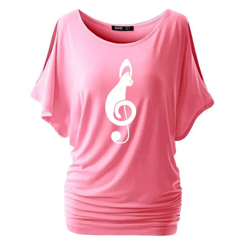 Cat Music Funny Kawaii T Shirt Batwing Sleeve Women Harajuku Cotton Short Sleeve Women Summer Graphic Print Women T Shirt Tops
Cat Music Funny Kawaii T Shirt Batwing Sleeve Women Harajuku Cotton Short Sleeve Women Summer Graphic Print Women T Shirt Tops