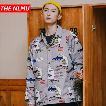 Hip Hop Printed Jackets Men Women Autumn 2019 Harajuku Jacket Windbreaker Male Vintage Streetwear Jacket Coat Clothes WG353
Hip Hop Printed Jackets Men Women Autumn 2019 Harajuku Jacket Windbreaker Male Vintage Streetwear Jacket Coat Clothes WG353