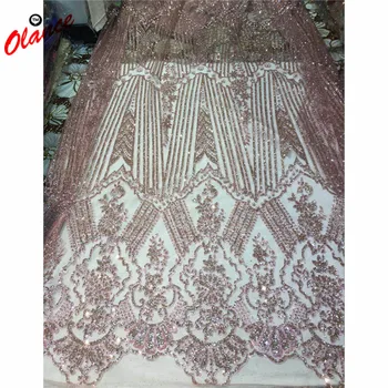 Newest Peach pink color glued glitter lace with beads strips and flowers design JX0 free shipping African Tulle lace Fabric
Newest Peach pink color glued glitter lace with beads strips and flowers design JX0 free shipping African Tulle lace Fabric