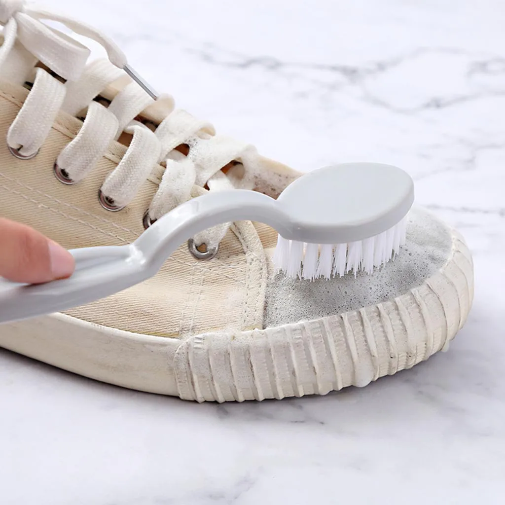 Double Head Long Plastic Handle Shoes Wash Brush Cleaner Sneakers Cleaning cleaning brush pan Kitchen handle Washing 19Jun17
Double Head Long Plastic Handle Shoes Wash Brush Cleaner Sneakers Cleaning cleaning brush pan Kitchen handle Washing 19Jun17