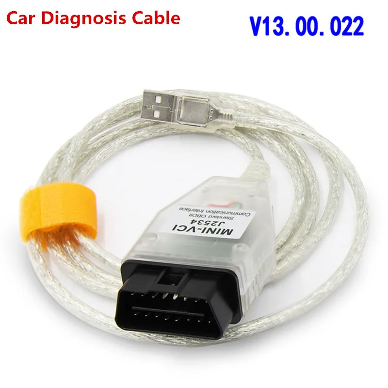 Portable V13.00.022 MINI VCI Automobile Fault Diagnosis Detector Cable for TOYOTA TIS J2534 FT232RQ
Portable V13.00.022 MINI VCI Automobile Fault Diagnosis Detector Cable for TOYOTA TIS J2534 FT232RQ