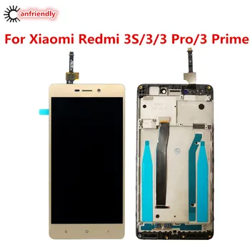 5PCS/Lot For Xiaomi Redmi 3S LCD Display+Touch Screen With Frame Replacement Digitizer Assembly For Xiaomi Redmi 3S 3 S display
5PCS/Lot For Xiaomi Redmi 3S LCD Display+Touch Screen With Frame Replacement Digitizer Assembly For Xiaomi Redmi 3S 3 S display
