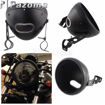 7 Inch Matte Black Motorcycle Headlamp Shell w/ Bracket 7" Round Headlight Housing Bucket For Harley Cafe Racer Chopper Bobber
7 Inch Matte Black Motorcycle Headlamp Shell w/ Bracket 7" Round Headlight Housing Bucket For Harley Cafe Racer Chopper Bobber