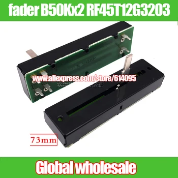 1pcs 73MM Forward Direct Slide Rail Potentiometer B50Kx2 / RF45T12G3203 Mixer Slide Potentiometer fader 50KBx2
1pcs 73MM Forward Direct Slide Rail Potentiometer B50Kx2 / RF45T12G3203 Mixer Slide Potentiometer fader 50KBx2