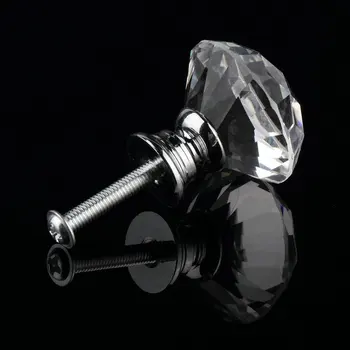 1 pc 30mm Diamond Clear Crystal Glass Door Pull Drawer Cabinet Furniture Accessory Handle Knob Screw Hot Worldwide
1 pc 30mm Diamond Clear Crystal Glass Door Pull Drawer Cabinet Furniture Accessory Handle Knob Screw Hot Worldwide