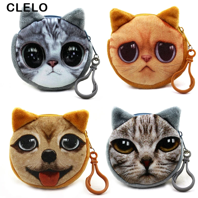Кошельки CLELO для монет, кошелек для женщин, 3D кошки, милое лицо, животные, большое лицо, изменение, модная милая маленькая сумка на молнии для женщин, кошелек для мелочи
Кошельки CLELO для монет, кошелек для женщин, 3D кошки, милое лицо, животные, большое лицо, изменение, модная милая маленькая сумка на молнии для женщин, кошелек для мелочи