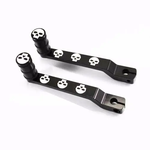 Black Skull Heel Toe Gear Shifters Shift Lever + Pegs For Harley Touring Tour Glide Softail FL Electra Glide
Black Skull Heel Toe Gear Shifters Shift Lever + Pegs For Harley Touring Tour Glide Softail FL Electra Glide
