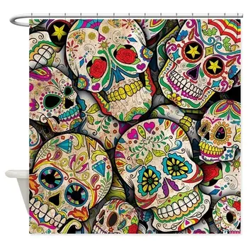 Sugar Skull Collage Decorative Fabric Shower Curtain Set Non-slip Bath Mat Set for Doormat Outdoor
Sugar Skull Collage Decorative Fabric Shower Curtain Set Non-slip Bath Mat Set for Doormat Outdoor