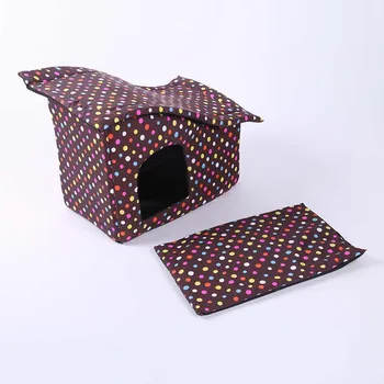 Fashion Dot Kennel Portable Pet Dog Cats Bed Puppy Dogs House Tilted Roof With Zip Tilted Washable Beds for Cat 25A
Fashion Dot Kennel Portable Pet Dog Cats Bed Puppy Dogs House Tilted Roof With Zip Tilted Washable Beds for Cat 25A