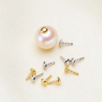 DIY Bead Caps S925 Sterling Silver Pearl Round bottom T needle Components/Jewelry Findings/pendant ring sealing T needle
DIY Bead Caps S925 Sterling Silver Pearl Round bottom T needle Components/Jewelry Findings/pendant ring sealing T needle