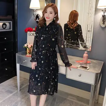 New fashion pregnant women dress spring and autumn long loose long-sleeved floral chiffon skirt maternity dress autumn
New fashion pregnant women dress spring and autumn long loose long-sleeved floral chiffon skirt maternity dress autumn