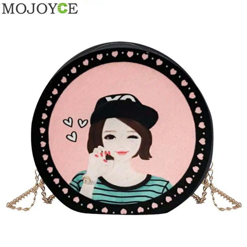 2018 New Cartoon Women Bag Round Printing Mini Crossbody Bag PU Leather Female Shoulder Bags For Girls Children Messenger Bags
2018 New Cartoon Women Bag Round Printing Mini Crossbody Bag PU Leather Female Shoulder Bags For Girls Children Messenger Bags