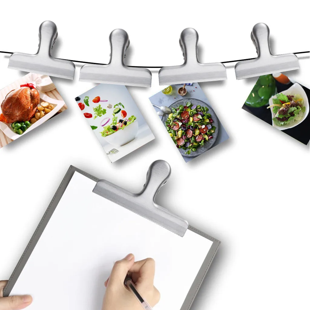 3 Style Home Clothespin Office Paper Files Clips Kitchen Food Storage Bag 430 stainless steel Sealer Clamp Pocket Holder 15
3 Style Home Clothespin Office Paper Files Clips Kitchen Food Storage Bag 430 stainless steel Sealer Clamp Pocket Holder 15