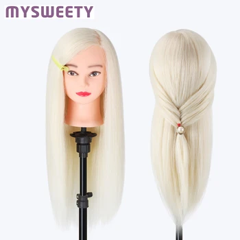 Training Mannequin Head 60cm Styling Head Wig Head Stand 50% Real Hair Women Makeup Hairdressing Dummy Doll
Training Mannequin Head 60cm Styling Head Wig Head Stand 50% Real Hair Women Makeup Hairdressing Dummy Doll